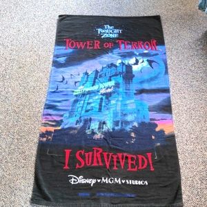 Very Rare Vintage Disney  Twilight Zone Beach Towel